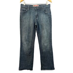 Gap Essential Fit Jeans Womens 10 Long Dark Wash Flare Leg Denim S/66001 Fall 09